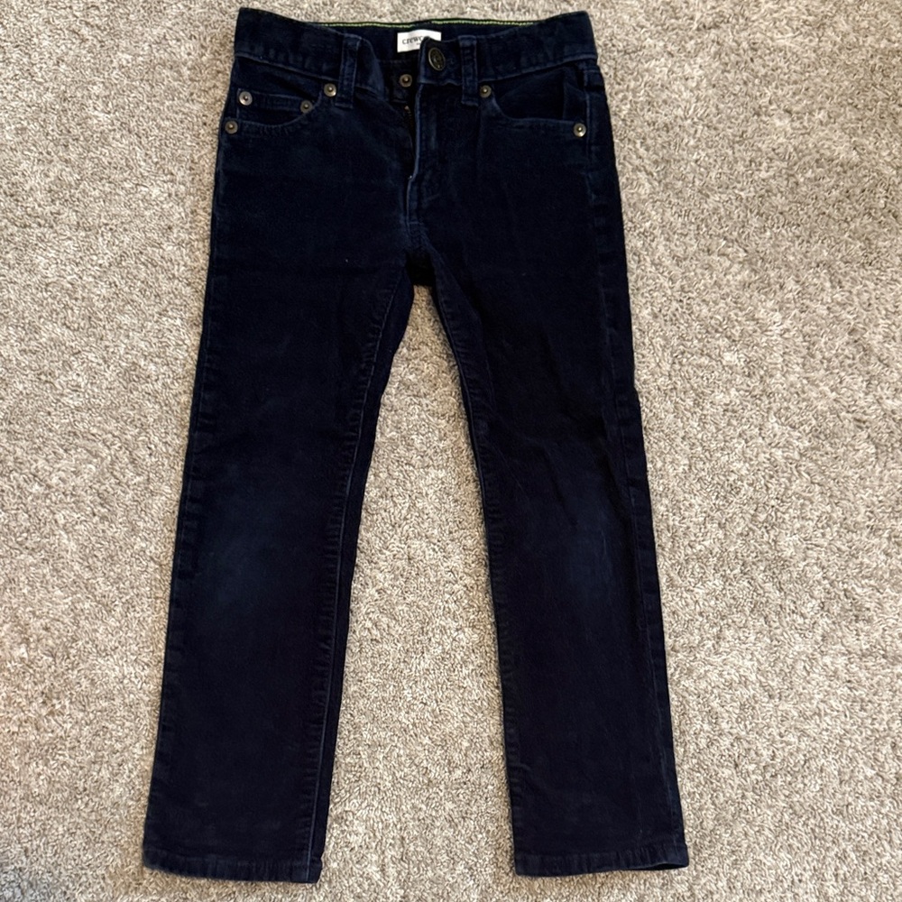 J. Crew boys navy cords. Size 5. Excellent condition